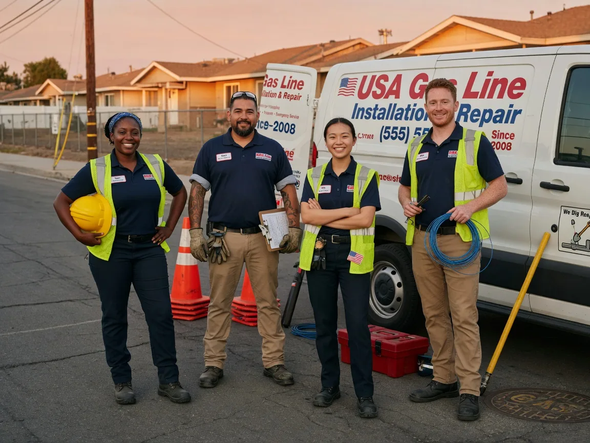 Gas Line Installation company in Le Raysville, PA
